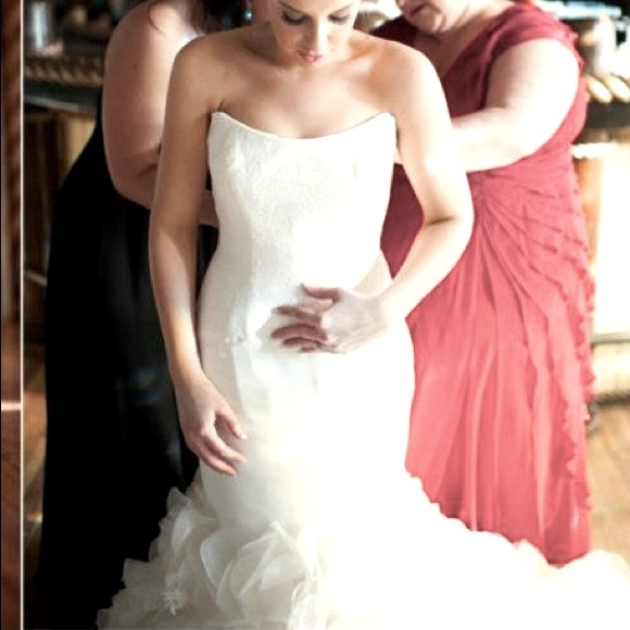 Vera Wang Wedding Dress - Picture 4 of 5